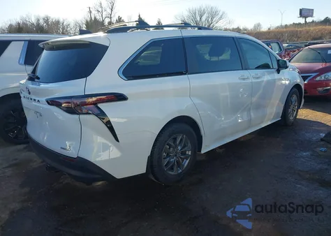 2024 Toyota Sienna Le z USA, uszkodzony, nr VIN 5TDKRKEC4RS193101
